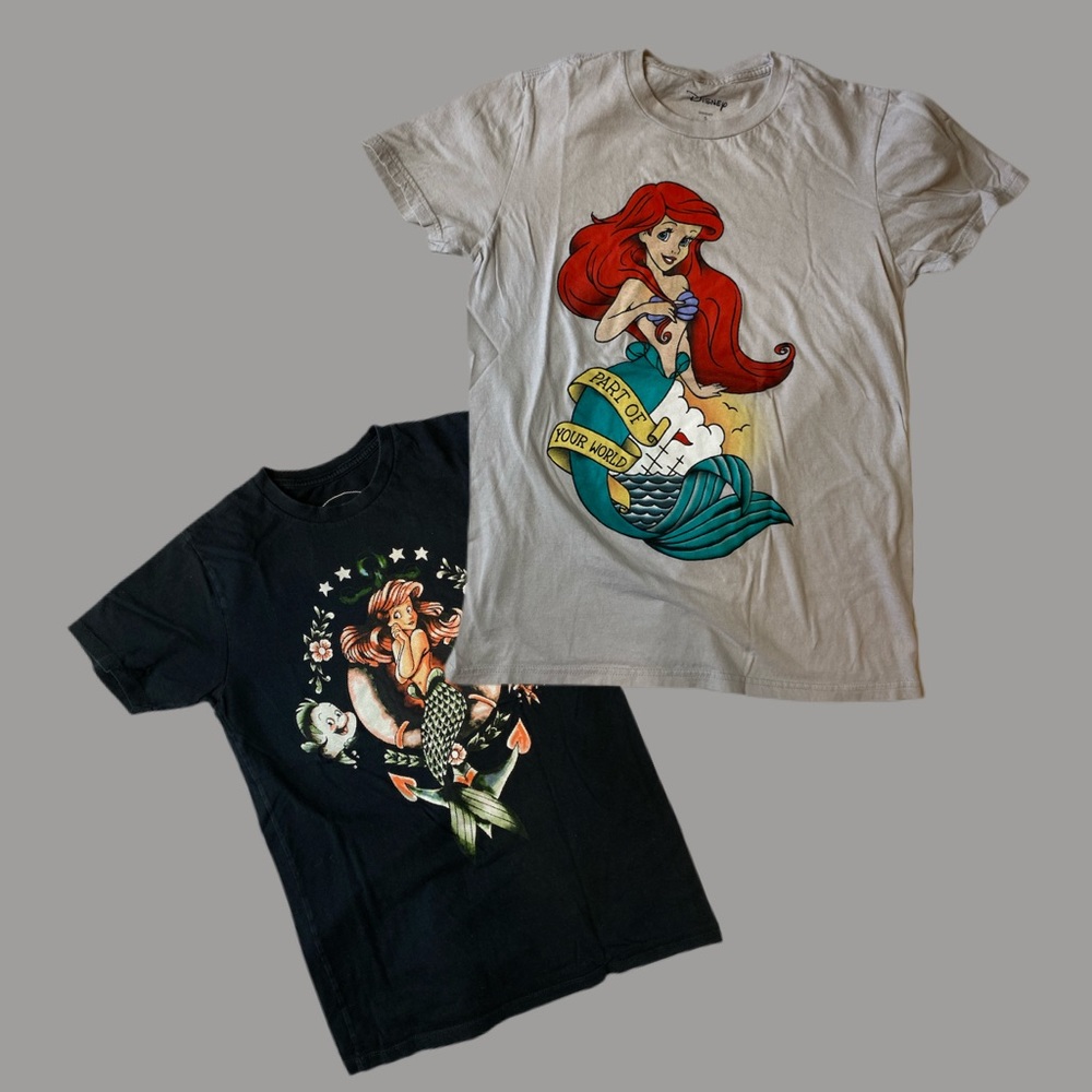 2 small Ariel men’s tees